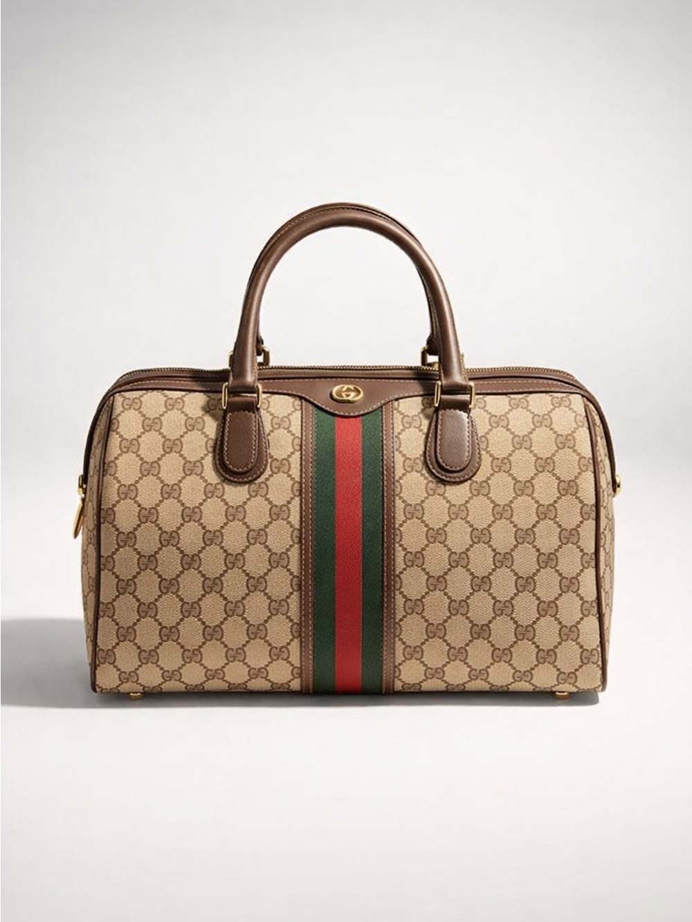 Gucci Supreme Monogram Boston 35